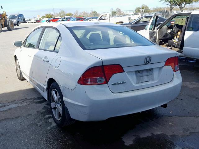 1HGFA16918L059878 - 2008 HONDA CIVIC EXL WHITE photo 3