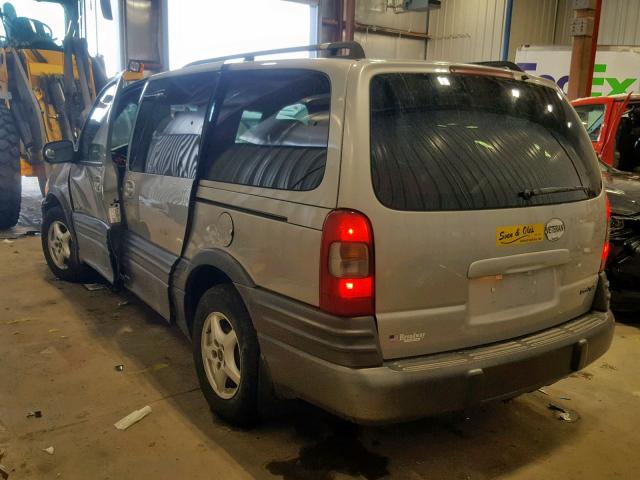 1GMDX03E34D263260 - 2004 PONTIAC MONTANA GRAY photo 3