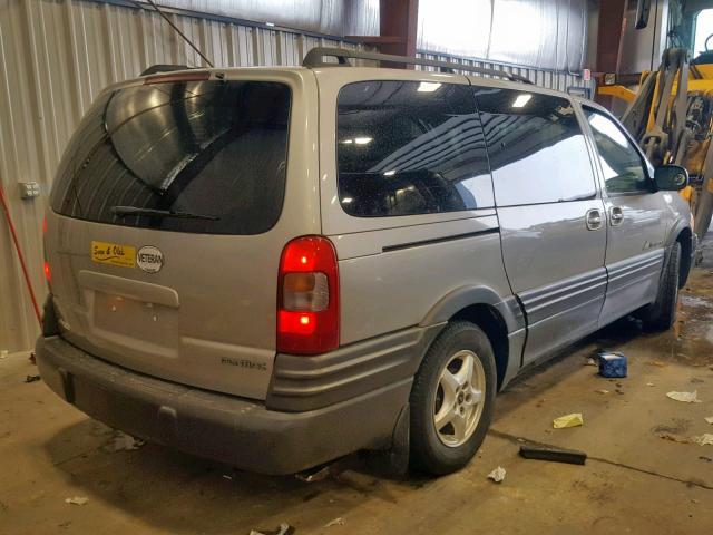 1GMDX03E34D263260 - 2004 PONTIAC MONTANA GRAY photo 4