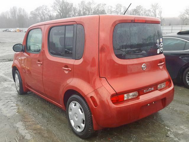 JN8AZ2KR7BT202874 - 2011 NISSAN CUBE BASE RED photo 3