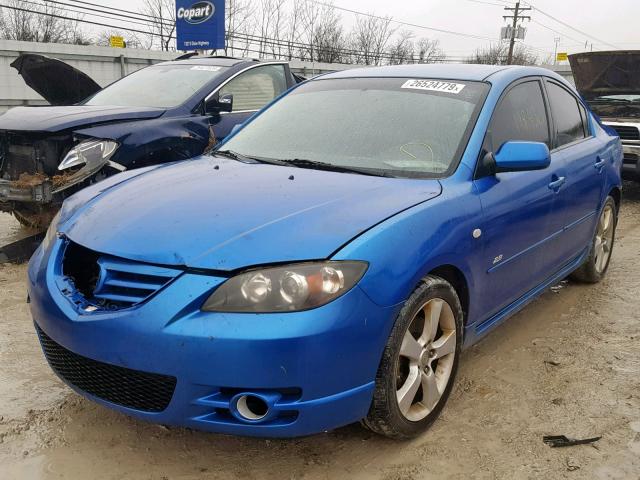 JM1BK323351260969 - 2005 MAZDA 3 S BLUE photo 2