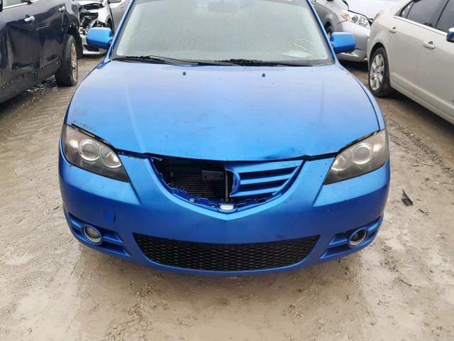 JM1BK323351260969 - 2005 MAZDA 3 S BLUE photo 9