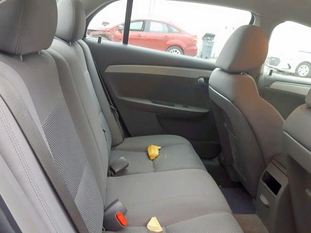 1G1ZA5E19BF168022 - 2011 CHEVROLET MALIBU LS GRAY photo 6