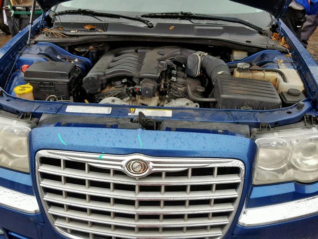 2C3KA33V29H565393 - 2009 CHRYSLER 300 LIMITE BLUE photo 7