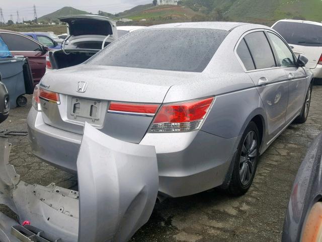 1HGCP2F84BA002012 - 2011 HONDA ACCORD EXL GRAY photo 4