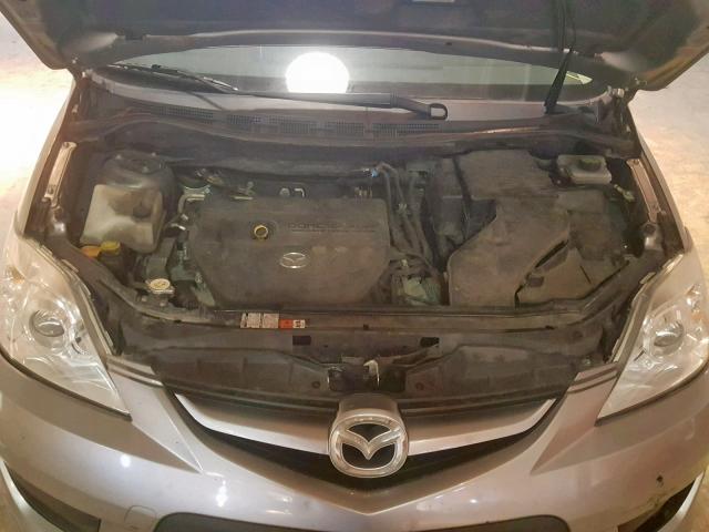 JM1CR2W35A0369048 - 2010 MAZDA 5 SILVER photo 7