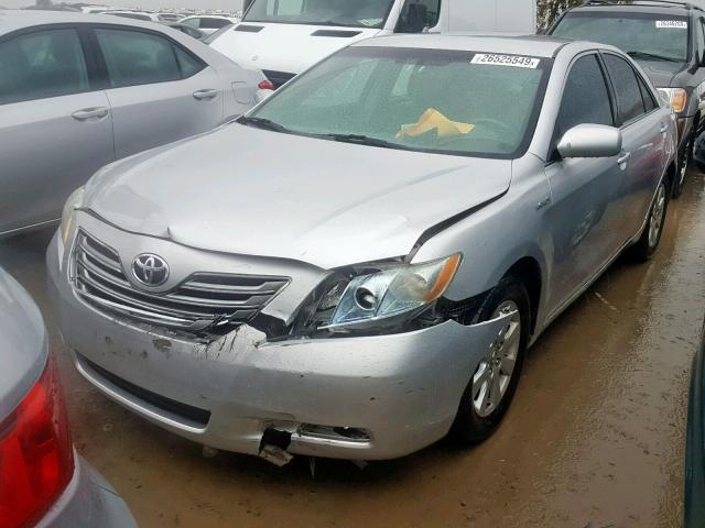 4T1BB46K59U080576 - 2009 TOYOTA CAMRY HYBR SILVER photo 2