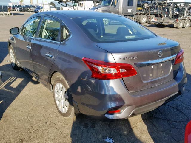 3N1AB7AP1JY274918 - 2018 NISSAN SENTRA S GRAY photo 3