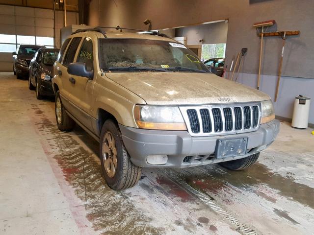 1J4GW48S61C645059 - 2001 JEEP GRAND CHER GOLD photo 1