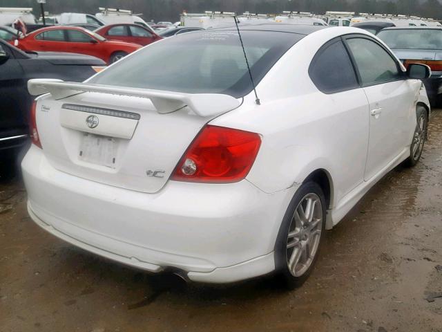 JTKDE177060067369 - 2006 TOYOTA SCION TC თეთრი ფოტო 4