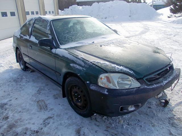 1HGEJ6126XL801192 - 1999 HONDA CIVIC DX GREEN photo 1