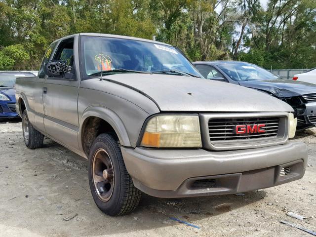 1GTCS19W318213936 - 2001 GMC SONOMA GRAY photo 1