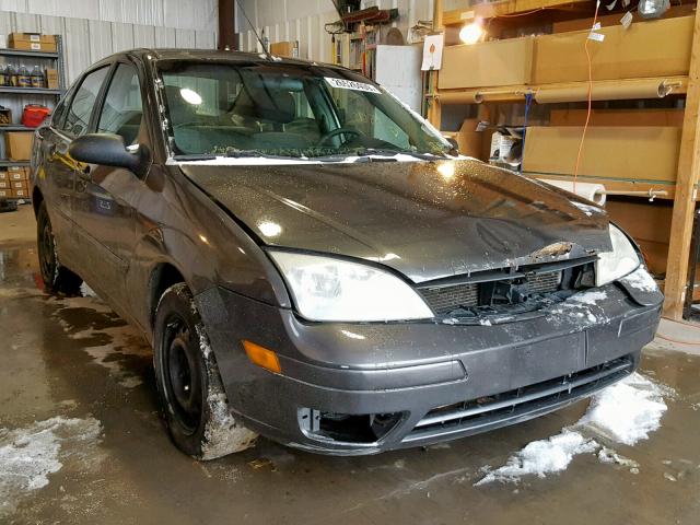 1FAFP34N87W101135 - 2007 FORD FOCUS ZX4 GRAY photo 1