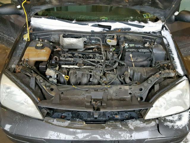 1FAFP34N87W101135 - 2007 FORD FOCUS ZX4 GRAY photo 7