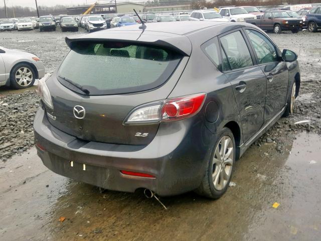 JM1BL1K67B1462916 - 2011 MAZDA 3 S BLACK photo 4