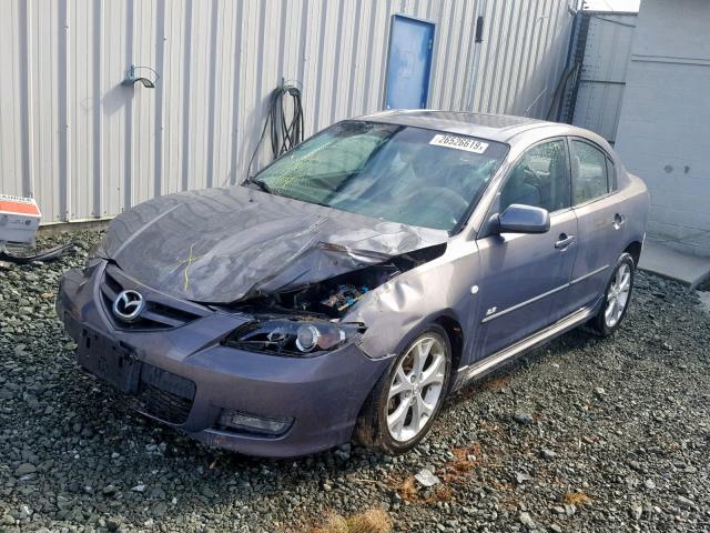 JM1BK323971604792 - 2007 MAZDA 3 S GRAY photo 2