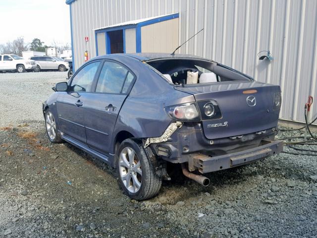 JM1BK323971604792 - 2007 MAZDA 3 S GRAY photo 3