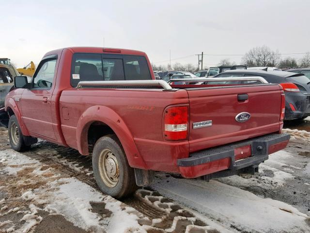 1FTYR10D39PA21088 - 2009 FORD RANGER RED photo 3