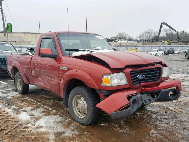 1FTYR10D39PA21088 - 2009 FORD RANGER RED photo 9