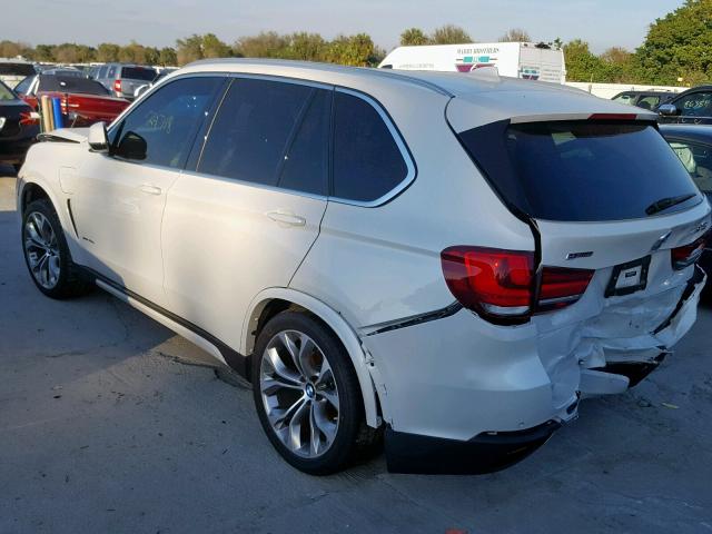 5UXKT0C50G0S78462 - 2016 BMW X5 XDR40E WHITE photo 3