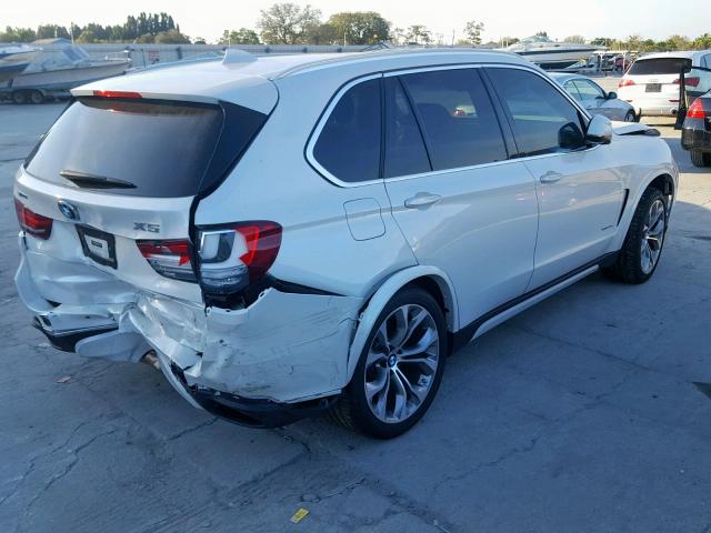 5UXKT0C50G0S78462 - 2016 BMW X5 XDR40E WHITE photo 4