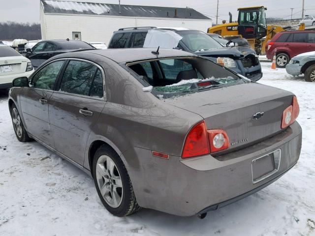 1G1ZC5EB0AF242378 - 2010 CHEVROLET MALIBU 1LT BROWN photo 3