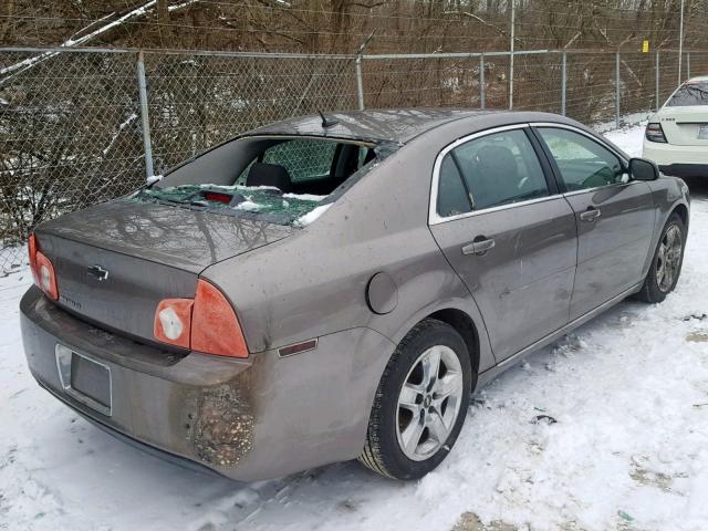 1G1ZC5EB0AF242378 - 2010 CHEVROLET MALIBU 1LT BROWN photo 4