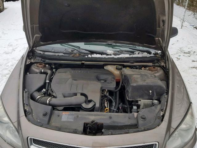1G1ZC5EB0AF242378 - 2010 CHEVROLET MALIBU 1LT BROWN photo 7