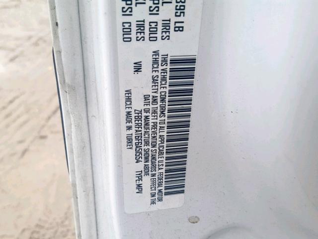 ZFBERFAT6F6A51554 - 2015 RAM PROMASTER 白色 照片 10