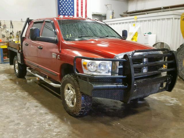 3D7KS29C97G725510 - 2007 DODGE RAM 2500 MAROON photo 1