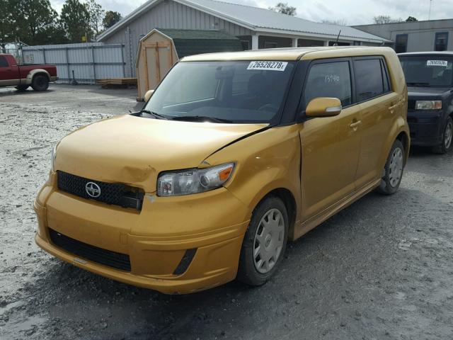 JTLKE50E081057277 - 2008 TOYOTA SCION XB GOLD photo 2