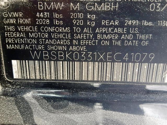 WBSBK0331XEC41079 - 1999 BMW M3 AUTOMAT BLACK photo 10