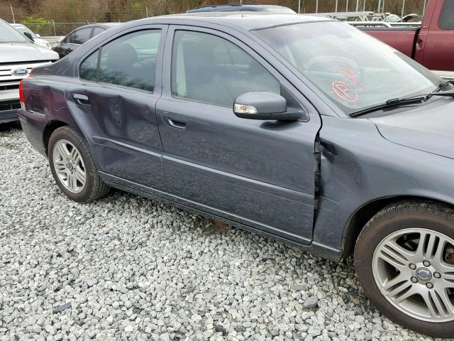 YV1RS592892728373 - 2009 VOLVO S60 2.5T GRAY photo 9