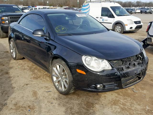 WVWDB71F77V034330 - 2007 VOLKSWAGEN EOS 3.2L S BLACK photo 1