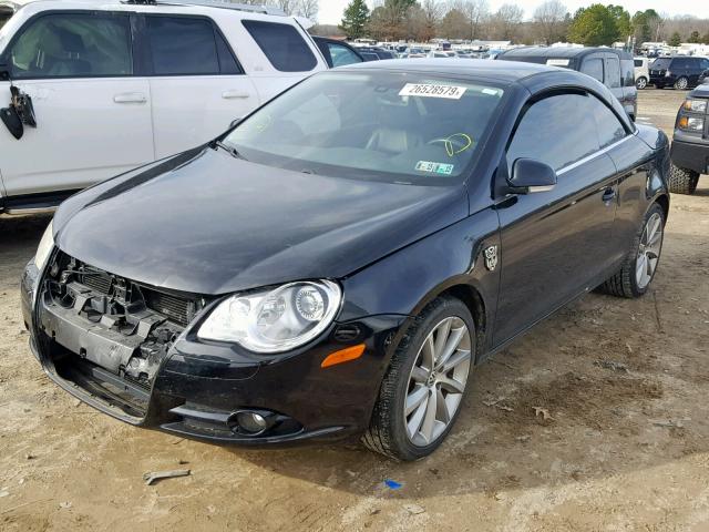 WVWDB71F77V034330 - 2007 VOLKSWAGEN EOS 3.2L S BLACK photo 2