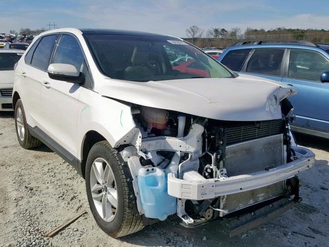 2FMPK3J86HBC58737 - 2017 FORD EDGE SEL WHITE photo 1