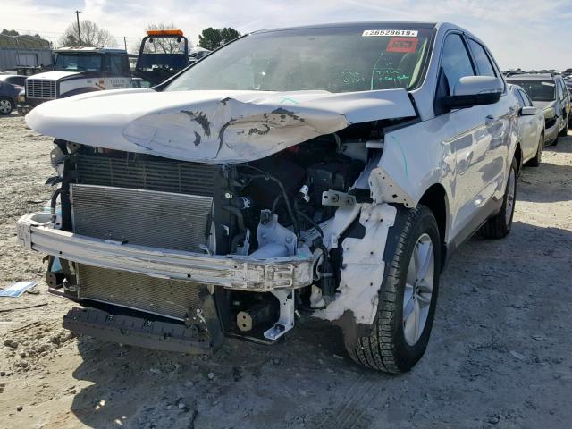 2FMPK3J86HBC58737 - 2017 FORD EDGE SEL WHITE photo 2