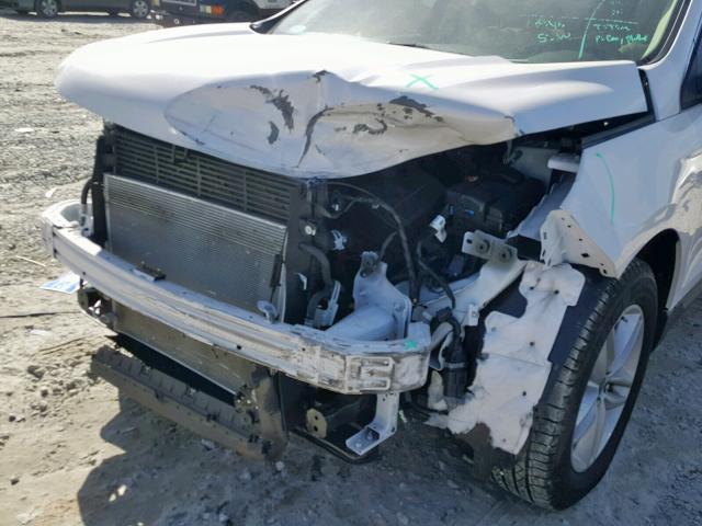 2FMPK3J86HBC58737 - 2017 FORD EDGE SEL WHITE photo 9