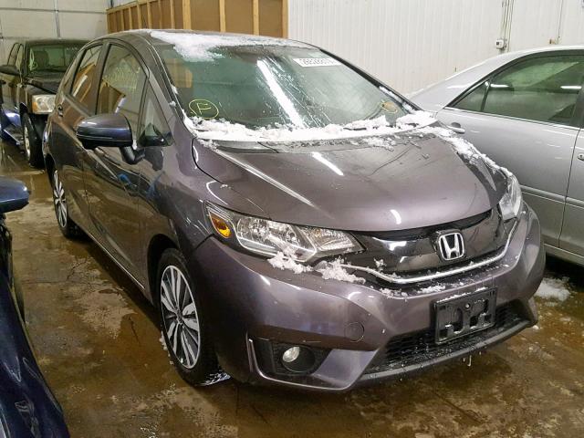 JHMGK5H76GS014277 - 2016 HONDA FIT EX GRAY photo 1