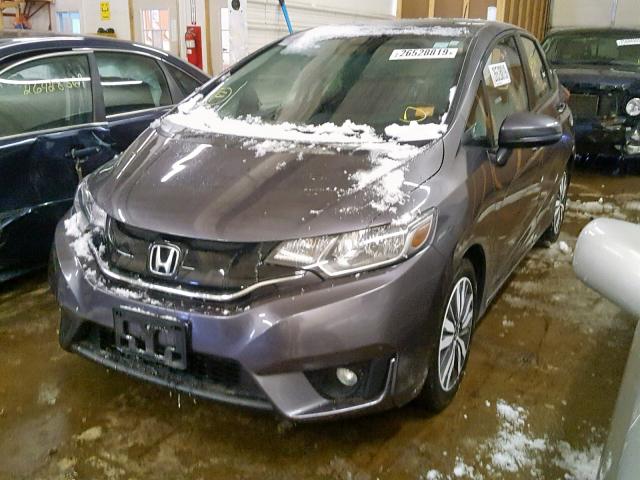 JHMGK5H76GS014277 - 2016 HONDA FIT EX GRAY photo 2