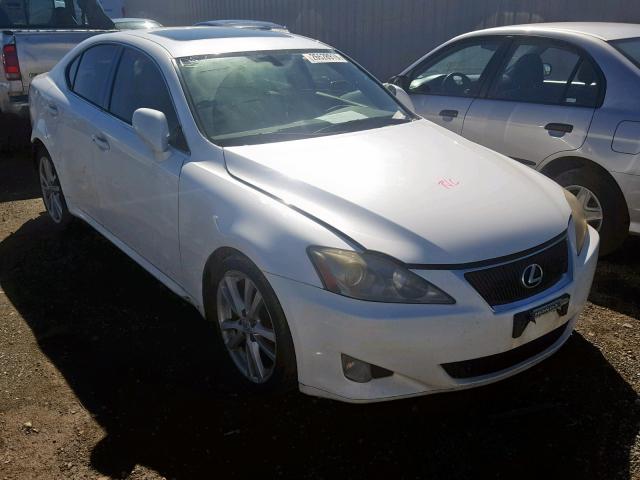 JTHBK262862008785 - 2006 LEXUS IS 250 WHITE photo 1