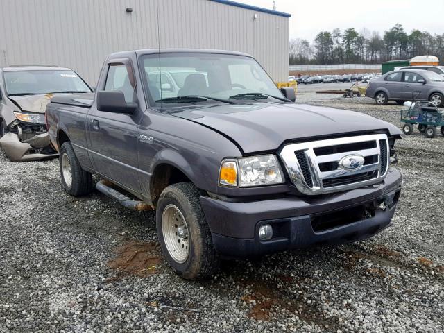 1FTYR10U86PA91472 - 2006 FORD RANGER GRAY photo 1