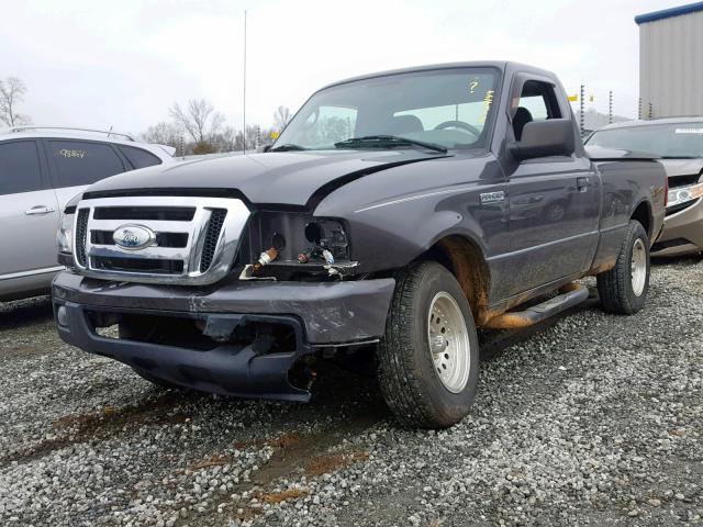 1FTYR10U86PA91472 - 2006 FORD RANGER GRAY photo 2