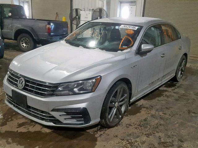 1VWDT7A30HC042850 - 2017 VOLKSWAGEN PASSAT R-L SILVER photo 2