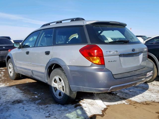 4S4BP61C076329039 - 2007 SUBARU LEGACY OUT SILVER photo 3