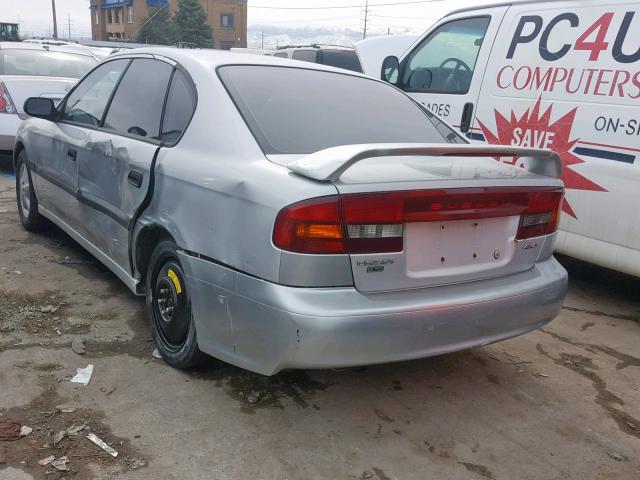 4S3BE635927208120 - 2002 SUBARU LEGACY L SILVER photo 3