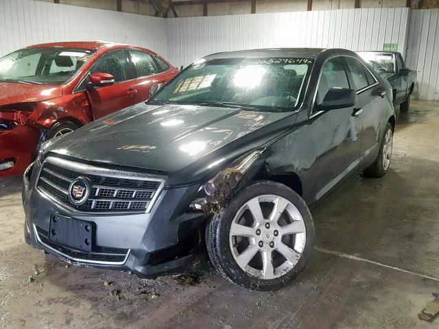 1G6AG5RX5E0165498 - 2014 CADILLAC ATS GRAY photo 2