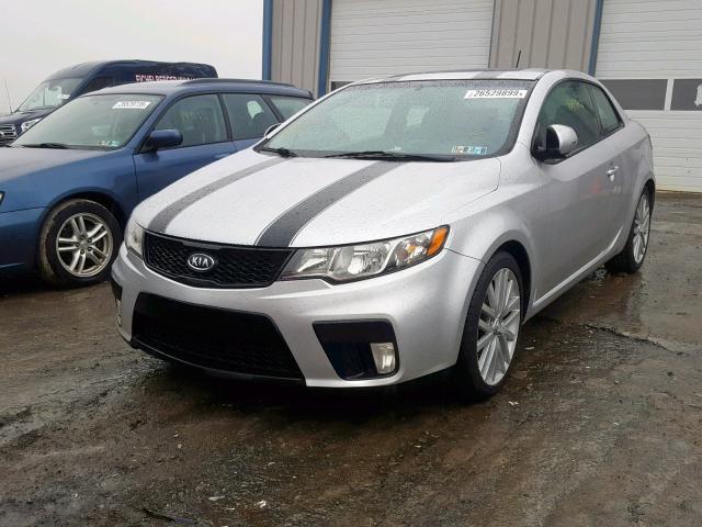 KNAFW6A35B5441100 - 2011 KIA FORTE SX SILVER photo 2