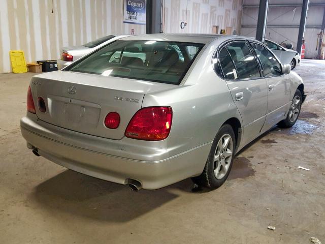 JT8BD69S010148475 - 2001 LEXUS GS 300 SILVER photo 4