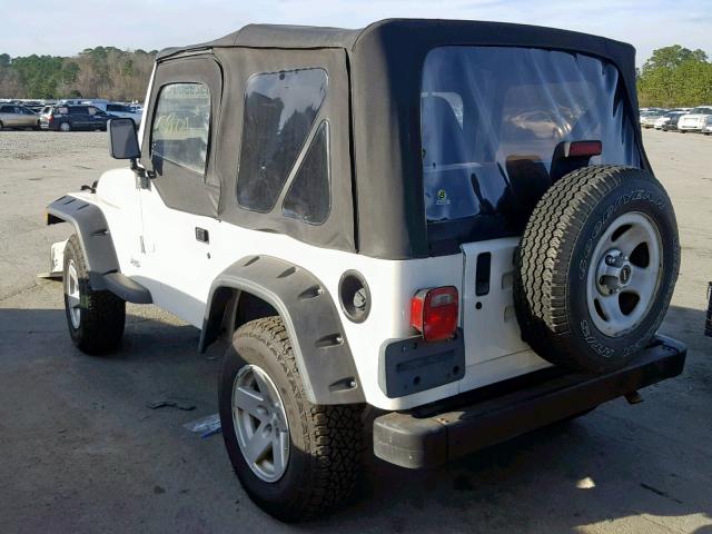 1J4FY29P1VP414024 - 1997 JEEP WRANGLER / WHITE photo 3